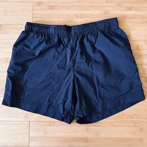 Columbia PFG Shorts Mens Medium 5 Navy Blue Performance Fishing Gear Drawstring